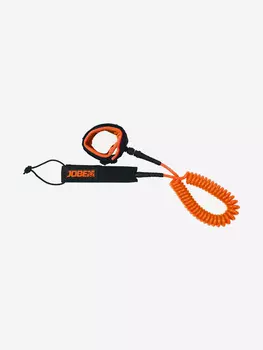 Буксировочный страховочный лиш Jobe SUP Leash Coil 10FT, Оранжевый, размер Без размера