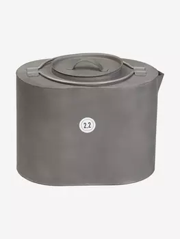 Чайник 2,2 л титан Роза ветров, Серебряный