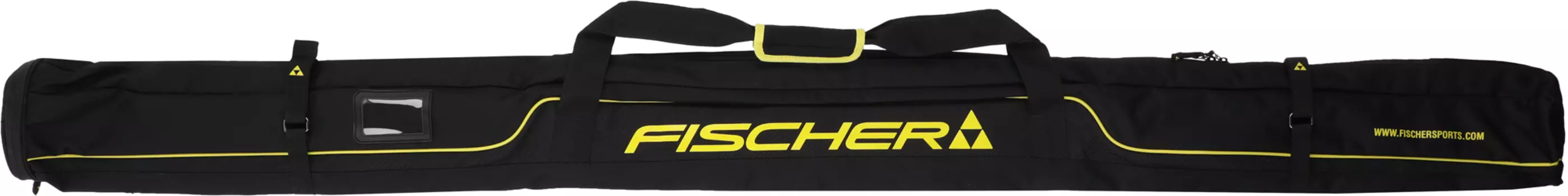 Чехол для беговых лыж Fischer ХС 195/210 см, 1 пара, Черный, размер Без размера