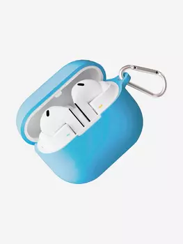 Чехол силиконовый VLP Charm Case для Samsung Galaxy Buds3/3Pro, голубой 4030, Голубой