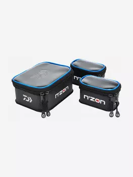 DAIWA Набор контейнеров N'Zon ACC Case Set 1 EVA 3шт, Черный