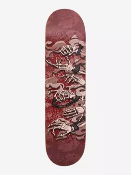 Дека для скейтборда Комета Костяшки (8.25), Черный