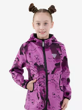 Демисезонная куртка для девочки Sherysheff В19044Ф Цикламен, Розовый