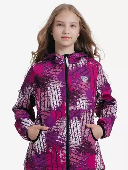 Демисезонная куртка для девочки Sherysheff В19044Ф Шины Фиолетово-пурпурный, Фиолетовый