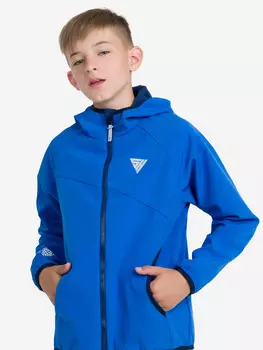 Демисезонная куртка для мальчика Sherysheff В19042Ф Синий/т.синий, Синий