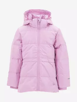 Демисезонная куртка "Котофей" для девочки, Розовый