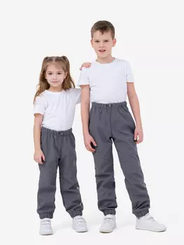 Демисезонные брюки для детей Sherysheff В19053Ф Т.Серый, Серый