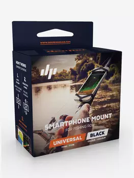 Держатель для смартфона на удилище Deeper Phone Holder, Черный
