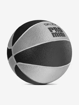 Детский баскетбольный мяч SKLZ черно-серебристый полиуретан размер 5, Серый
