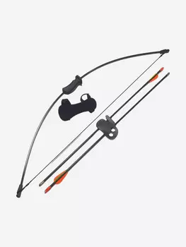 Детский лук ЭЛЬФ (Черный со спортивными наконечниками), Черный