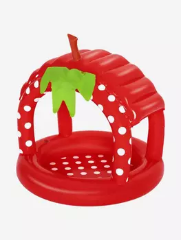 Детский надувной бассейн Bestway 52387 "Ягодка" (91х91х91см) 2+, Красный