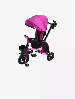 Детский Трехколесный Велосипед MAXISCOO "Shark", Розовый, Складной С Капюшоном, Розовый