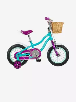 Детский велосипед SCHWINN Elm 12 для девочек до 4 лет. Колеса 12 дюймов. Рост 71 - 97. Система Smart Start, Голубой