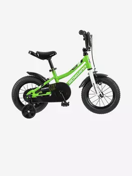 Детский велосипед SCHWINN Koen 12 для мальчиков до 4 лет. Колеса 12 дюймов. Рост 71 - 97. Система Smart Start, Зеленый