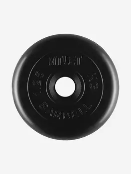 Диск (блин) BARBELL ATLET 1.25 кг 31 мм., Черный