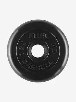 Диск (блин) BARBELL ATLET 1.25 кг 26 мм., Черный