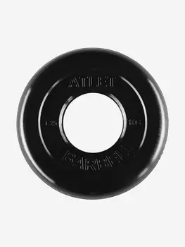 Диск (блин) BARBELL ATLET 1.25 кг 51 мм., Черный