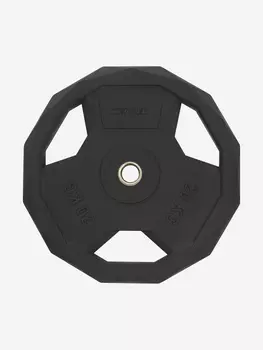 Диск стальной обрезиненный KETTLER, 20 кг, Черный