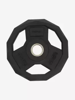 Диск стальной обрезиненный KETTLER, 2.5 кг, Черный