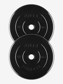 Диски блины для штанги 2 по 10 кг (31Д), Черный