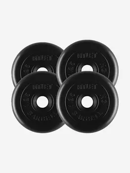 Диски блины для штанги 4 по 1.25 кг (31Д), Черный