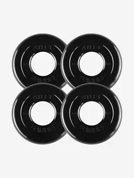 Диски блины для штанги 4 по 1.25 кг (51Д), Черный