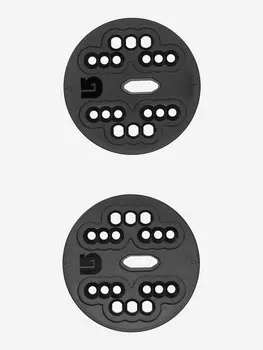 Диски для сноубордических креплений 4х4 Burton Channel, Черный