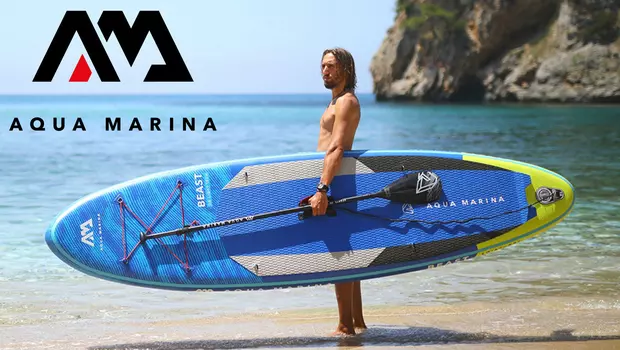 Доска для серфинга надувная Aqua Marina Beast, Синий, размер Без размера