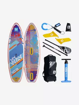 Доска SUP надувная комплект SUP face My Way Windsup 10'8"x34"x6", Голубой