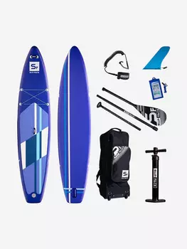 Доска SUP надувная SUP face Basic PLUS 12'6x32x6, Синий