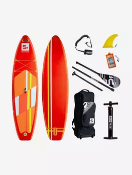 Доска SUP надувная SUP face Basic PLUS 10'8x32x6, Красный