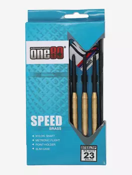 Набор дротиков One80 Speed Brass 23 гр, 3 шт., Желтый
