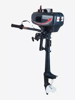 Двухтактный подвесной лодочный мотор HANGKAI 3.5HP, Черный