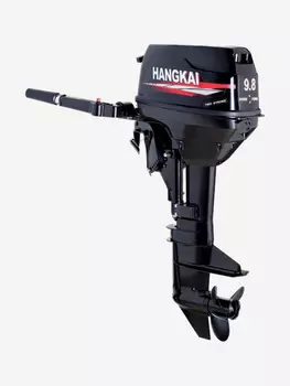 Двухтактный подвесной лодочный мотор HANGKAI 9.8HP, Черный