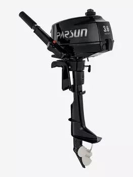 Двухтактный Подвесной лодочный мотор Parsun TC3.6BMS, Черный