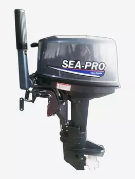 Двухтактный подвесной лодочный мотор SEA-PRO T 9.8S, Черный