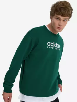 Джемпер флисовый мужской adidas, Зеленый