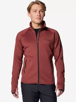 Толстовка мужская Columbia Crystal Leaf Omni-Heat Helix Full Zip, Коричневый