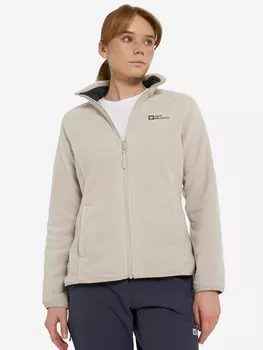 Джемпер флисовый женский Jack Wolfskin Moonrise, Бежевый