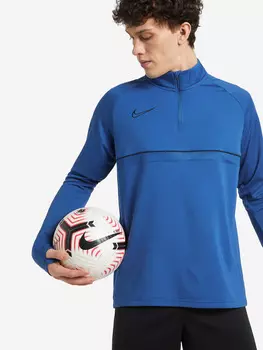 Джемпер футбольный мужской Nike Dri-FIT Academy, Синий, размер 52-54