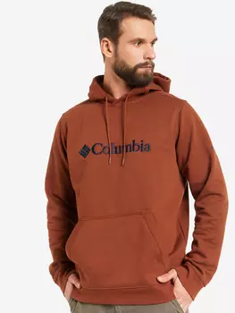 Джемпер мужской Columbia CSC Basic Logo II Hoodie, Коричневый, размер 46