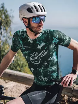 Джерси мужское Santic W3C02227B, Зеленый