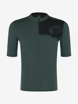 Джерси мужское Scott Gravel Merino, Зеленый