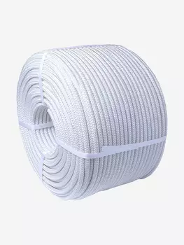 Фал плетеный Петроканат ТАЙФУН 10,0 мм, 1800 кг, 100 м, белый, бухта, Белый