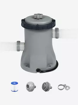 Фильтр-насос Bestway 58383 картриджный 2006л/ч, Серый