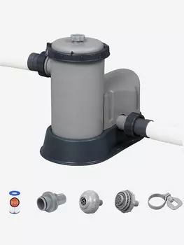 Фильтр-насос Bestway 58389 картриджный5678л/ч, Серый