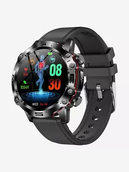 Фитнес-браслет HerzBand Elegance MX 2 с функцией приема звонков, Черный