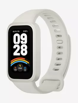 Фитнес-браслет Xiaomi Smart Band 9 Active бежево-белый, Бежевый