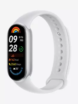 Фитнес-браслет Xiaomi Smart Band 9 серебристый ледник, Серебряный