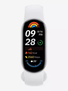 Фитнес-браслет Xiaomi Smart Band 9, серебряный, Серебряный